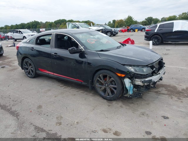 46035755 :رقم المزاد ، 19XFC2F88ME002358 vin ، 2021 Honda Civic Sport مزاد بيع