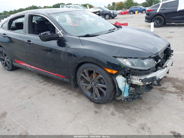 46035755 :رقم المزاد ، 19XFC2F88ME002358 vin ، 2021 Honda Civic Sport مزاد بيع