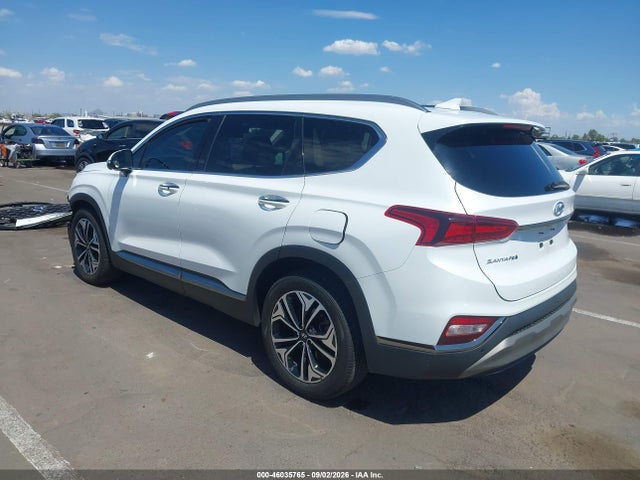 2020 Hyundai Santa Fe Limited 2.0t მანქანა იყიდება აუქციონზე, vin: 5NMS53AAXLH213383, აუქციონის ნომერი: 46035765