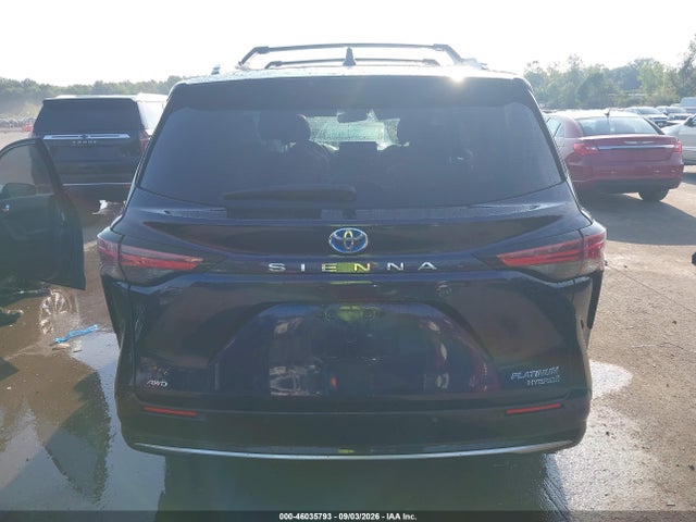 2021 Toyota Sienna Platinum მანქანა იყიდება აუქციონზე, vin: 5TDESKFCXMS014746, აუქციონის ნომერი: 46035793