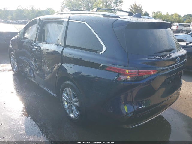 2021 Toyota Sienna Platinum მანქანა იყიდება აუქციონზე, vin: 5TDESKFCXMS014746, აუქციონის ნომერი: 46035793