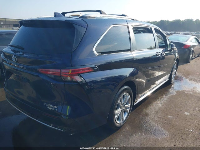 2021 Toyota Sienna Platinum მანქანა იყიდება აუქციონზე, vin: 5TDESKFCXMS014746, აუქციონის ნომერი: 46035793