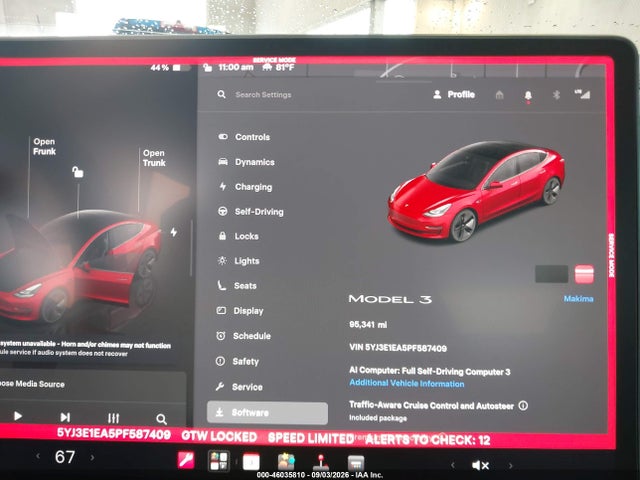 Продажа на аукционе авто 2023 Tesla Model 3 Rear-wheel Drive, vin: 5YJ3E1EA5PF587409, номер лота: 46035810