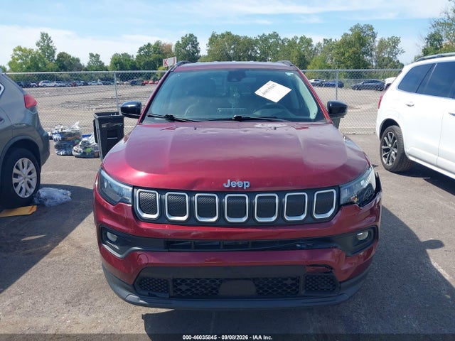 2022 Jeep Compass Latitude 4x4 მანქანა იყიდება აუქციონზე, vin: 3C4NJDBB3NT133497, აუქციონის ნომერი: 46035845