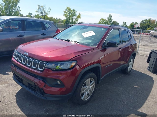 2022 Jeep Compass Latitude 4x4 მანქანა იყიდება აუქციონზე, vin: 3C4NJDBB3NT133497, აუქციონის ნომერი: 46035845