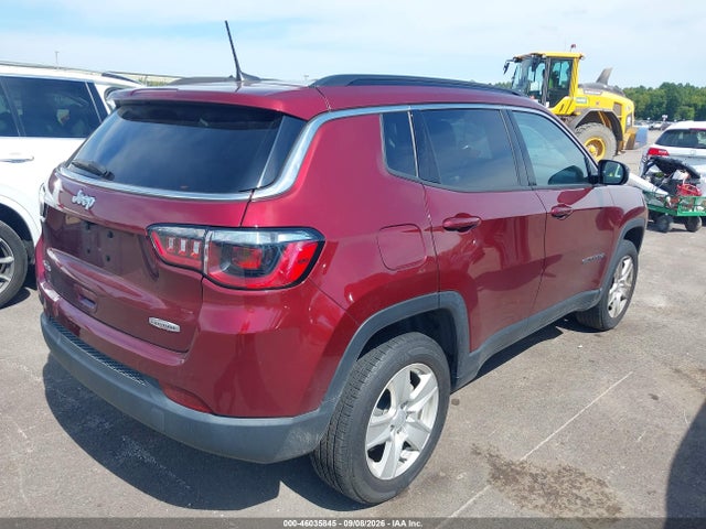 2022 Jeep Compass Latitude 4x4 მანქანა იყიდება აუქციონზე, vin: 3C4NJDBB3NT133497, აუქციონის ნომერი: 46035845
