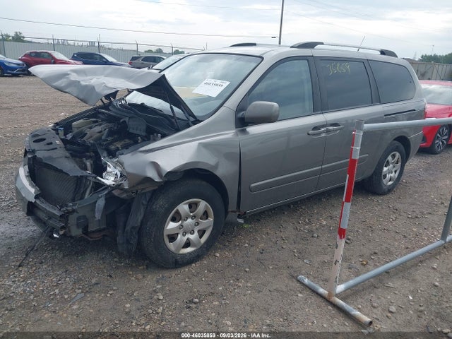 2010 Kia Sedona Lx მანქანა იყიდება აუქციონზე, vin: KNDMG4C37A6355384, აუქციონის ნომერი: 46035859