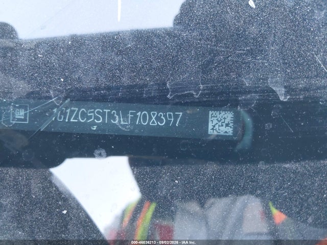 46036213 :رقم المزاد ، 1G1ZC5ST3LF108397 vin ، 2020 Chevrolet Malibu Fwd 1fl مزاد بيع