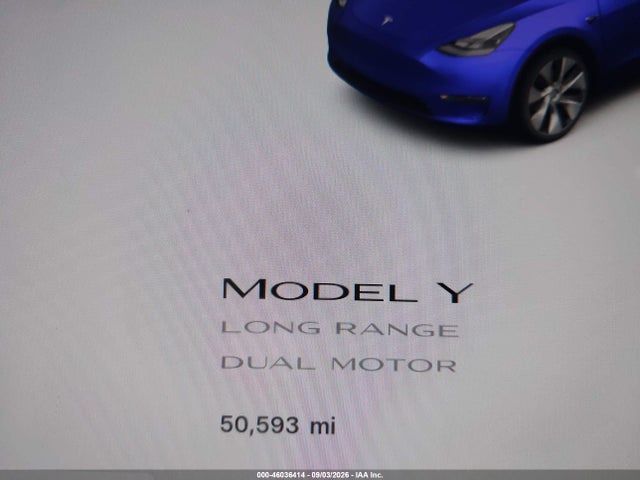 7SAYGDEE8PF703855 Tesla Model Y Awd/long Range Dual Motor All-wheel Drive