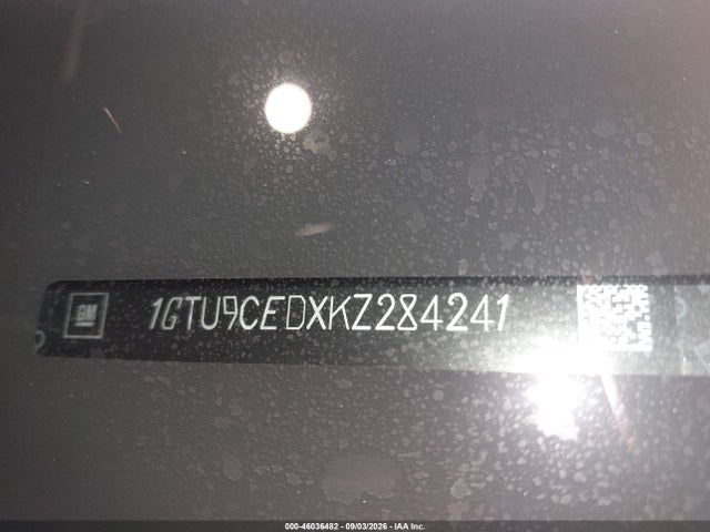 Aukcja sprzedaży 2019 Gmc Sierra 1500 Elevation, vin: 1GTU9CEDXKZ284241, numer aukcji: 46036482