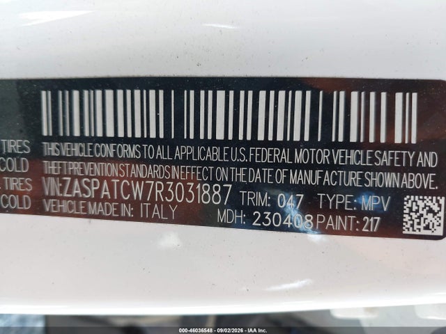 Alfa Romeo Tonale Ti Eawd 2024 ZASPATCW7R3031887 Image 9