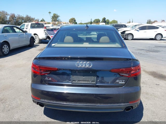 2018 Audi A4 2.0t Tech Ultra Premium/2.0t Ultra Premium მანქანა იყიდება აუქციონზე, vin: WAUKMAF41JN001267, აუქციონის ნომერი: 46036655