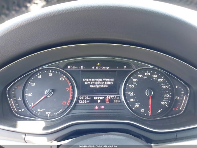 2018 Audi A4 2.0t Tech Ultra Premium/2.0t Ultra Premium მანქანა იყიდება აუქციონზე, vin: WAUKMAF41JN001267, აუქციონის ნომერი: 46036655