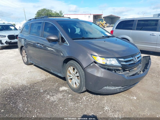 46036942 :رقم المزاد ، 5FNRL5H60EB108468 vin ، 2014 Honda Odyssey Ex-l مزاد بيع