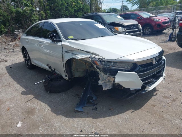 2021 Honda Accord Sport მანქანა იყიდება აუქციონზე, vin: 1HGCV1F32MA009337, აუქციონის ნომერი: 46036986