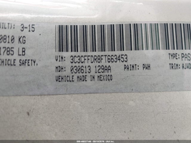 Fiat 500c Pop 2015 3C3CFFDR8FT663453 Image 9