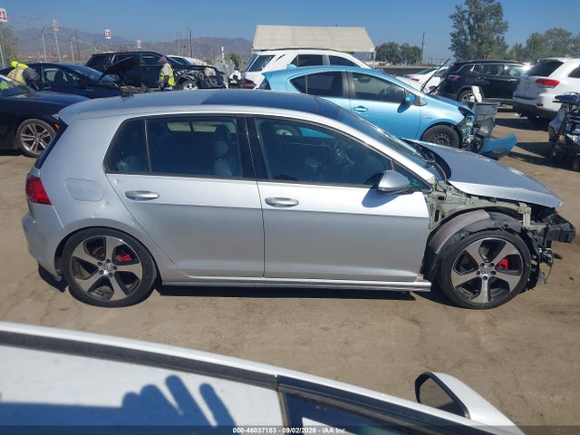 46037153 :رقم المزاد ، 3VW5T7AU7GM064256 vin ، 2016 Volkswagen Golf Gti Se 4-door مزاد بيع