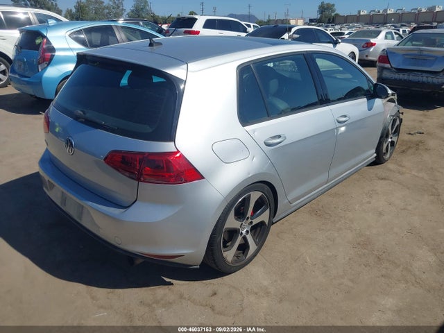 46037153 :رقم المزاد ، 3VW5T7AU7GM064256 vin ، 2016 Volkswagen Golf Gti Se 4-door مزاد بيع