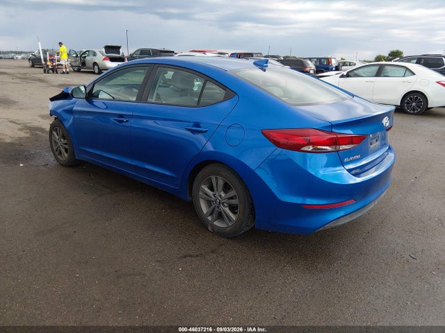 2018 Hyundai Elantra Value Edition მანქანა იყიდება აუქციონზე, vin: 5NPD84LF2JH382960, აუქციონის ნომერი: 46037216