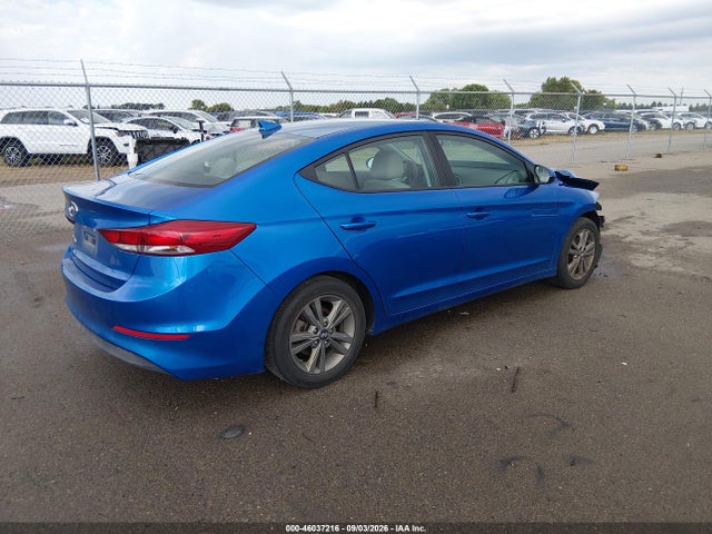 2018 Hyundai Elantra Value Edition მანქანა იყიდება აუქციონზე, vin: 5NPD84LF2JH382960, აუქციონის ნომერი: 46037216