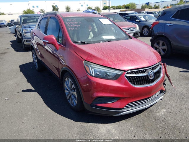 2018 Buick Encore Preferred მანქანა იყიდება აუქციონზე, vin: KL4CJASB0JB633595, აუქციონის ნომერი: 46037374