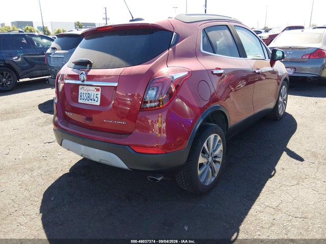2018 Buick Encore Preferred მანქანა იყიდება აუქციონზე, vin: KL4CJASB0JB633595, აუქციონის ნომერი: 46037374