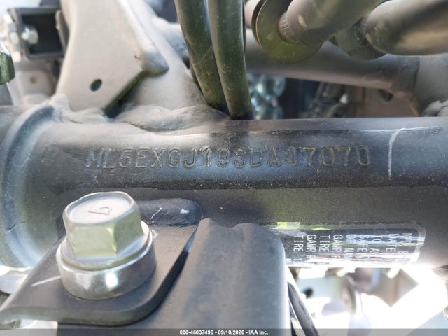 46037496 :رقم المزاد ، ML5EXGJ19SDA47070 vin ، 2025 Kawasaki Ex500 A/b مزاد بيع