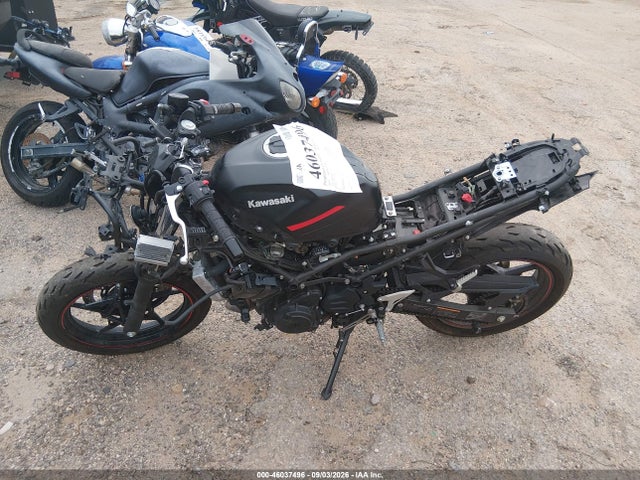 46037496 :رقم المزاد ، ML5EXGJ19SDA47070 vin ، 2025 Kawasaki Ex500 A/b مزاد بيع