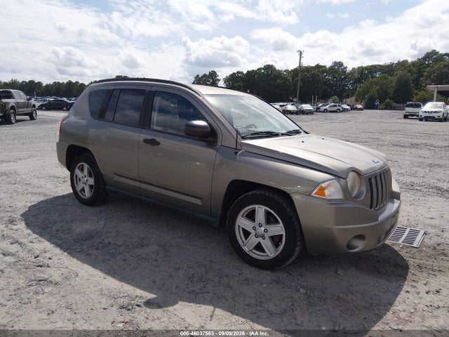 46037563 :رقم المزاد ، 1J8FF47W38D528297 vin ، 2008 Jeep Compass Sport مزاد بيع