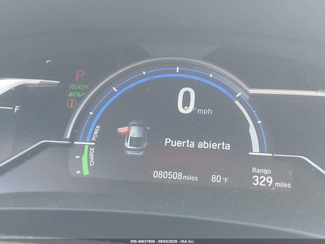 46037606 :رقم المزاد ، JHMZC5F38JC005586 vin ، 2018 Honda Clarity Plug-in Hybrid Touring مزاد بيع