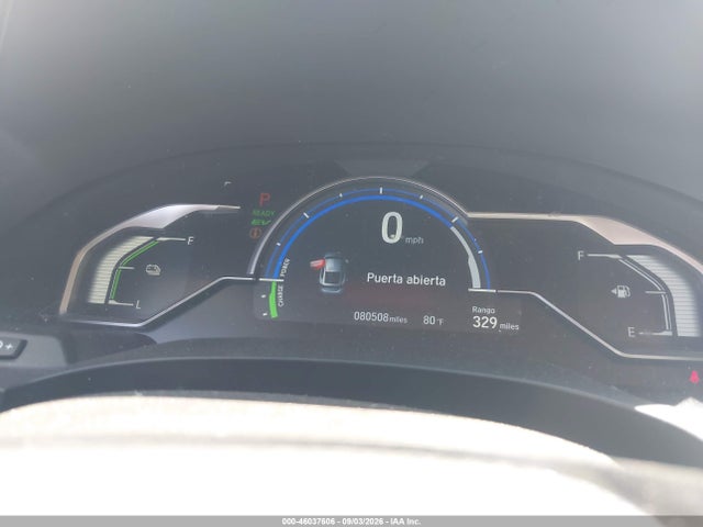 46037606 :رقم المزاد ، JHMZC5F38JC005586 vin ، 2018 Honda Clarity Plug-in Hybrid Touring مزاد بيع