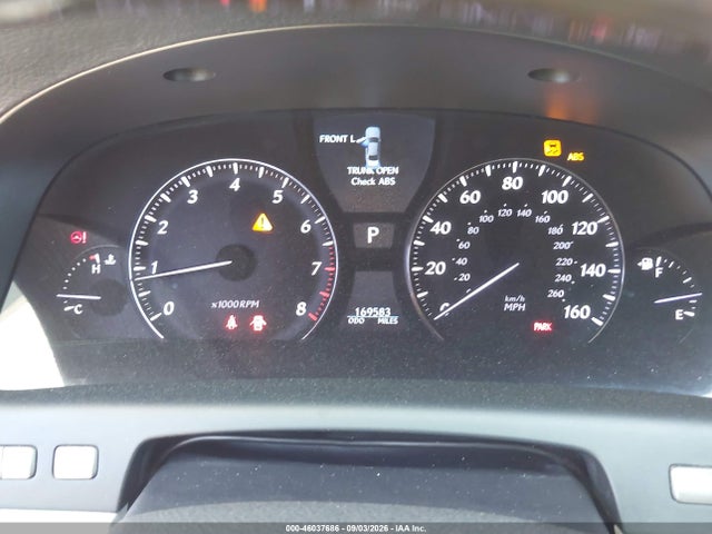 2007 Lexus Ls 460 მანქანა იყიდება აუქციონზე, vin: JTHBL46F775050523, აუქციონის ნომერი: 46037686