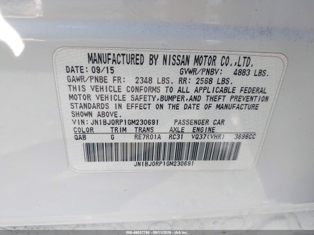 JN1BJ0RP1GM230691 Infiniti QX50