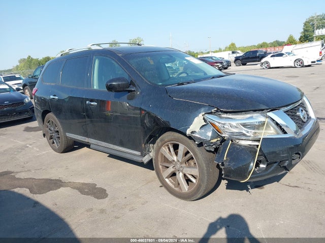 2014 Nissan Pathfinder Platinum მანქანა იყიდება აუქციონზე, vin: 5N1AR2MN2EC623892, აუქციონის ნომერი: 46037801