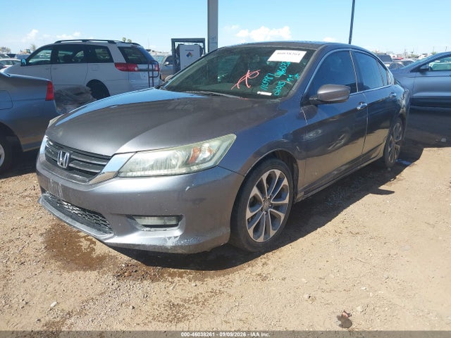 2015 Honda Accord Sport მანქანა იყიდება აუქციონზე, vin: 1HGCR2F50FA110987, აუქციონის ნომერი: 46038261