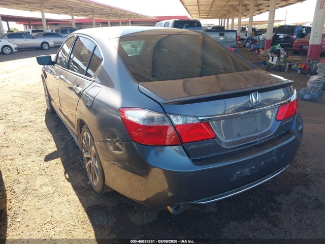 2015 Honda Accord Sport მანქანა იყიდება აუქციონზე, vin: 1HGCR2F50FA110987, აუქციონის ნომერი: 46038261