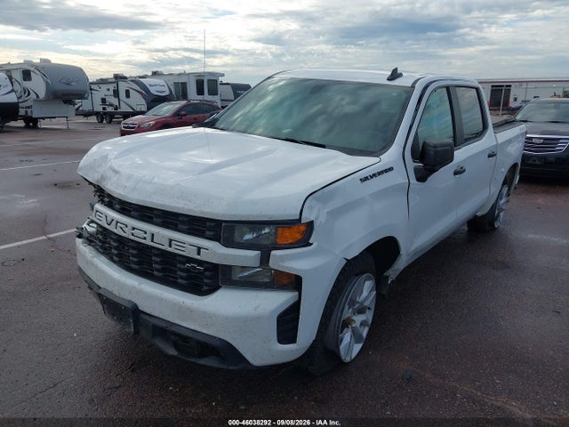 2021 Chevrolet Silverado 1500 4wd  Short Bed Custom მანქანა იყიდება აუქციონზე, vin: 3GCPYBEK2MG341219, აუქციონის ნომერი: 46038292