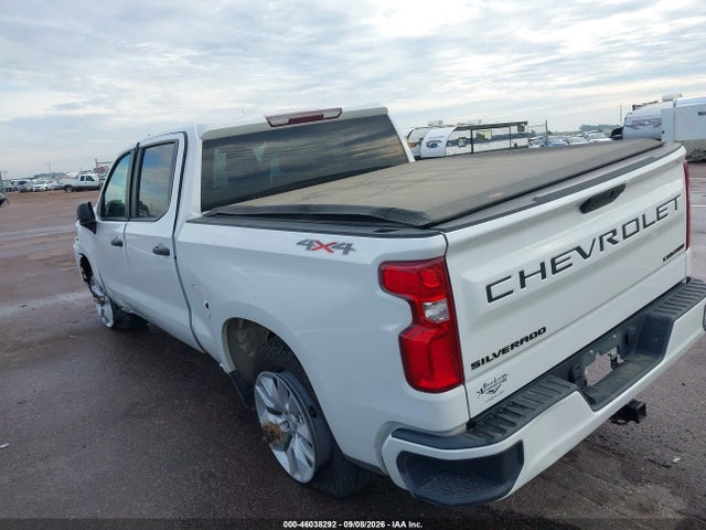 2021 Chevrolet Silverado 1500 4wd  Short Bed Custom მანქანა იყიდება აუქციონზე, vin: 3GCPYBEK2MG341219, აუქციონის ნომერი: 46038292