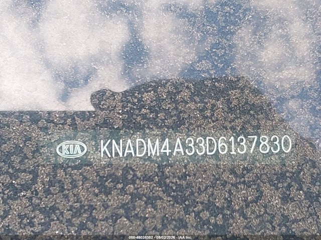 Aukcja sprzedaży 2013 Kia Rio Lx, vin: KNADM4A33D6137830, numer aukcji: 46038302