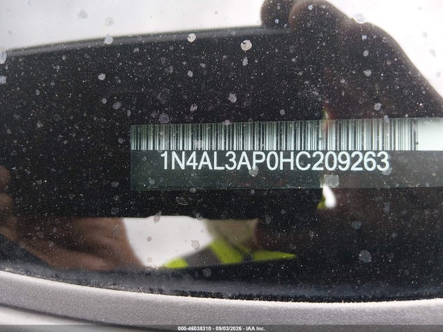 Продаж на аукціоні авто 2017 Nissan Altima 2.5 Sl, vin: 1N4AL3AP0HC209263, номер лоту: 46038310