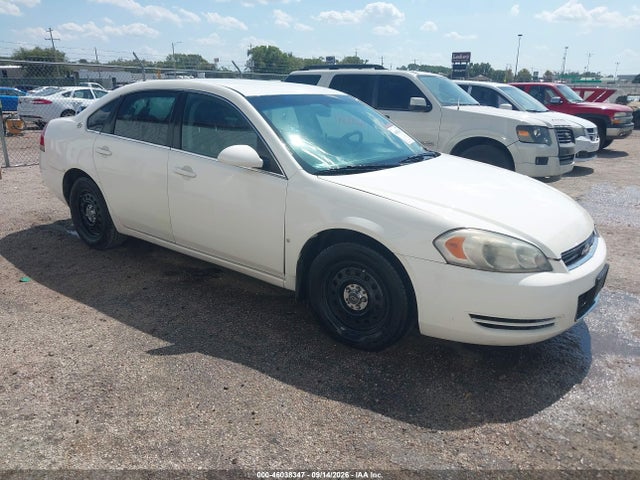 2008 Chevrolet Impala Police მანქანა იყიდება აუქციონზე, vin: 2G1WS553381376608, აუქციონის ნომერი: 46038347