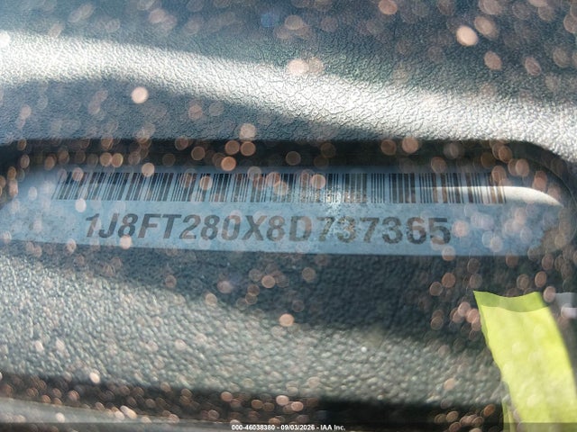 46038380 :رقم المزاد ، 1J8FT280X8D737365 vin ، 2008 Jeep Patriot Sport مزاد بيع