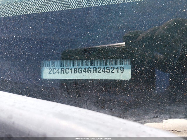 Продажа на аукционе авто 2016 Chrysler Town & Country Touring, vin: 2C4RC1BG4GR245219, номер лота: 46038422