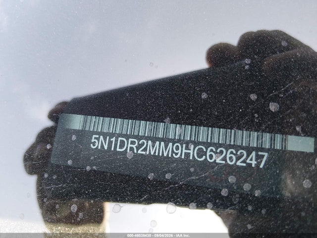 Nissan Pathfinder Sl 2017 5N1DR2MM9HC626247 Image 9