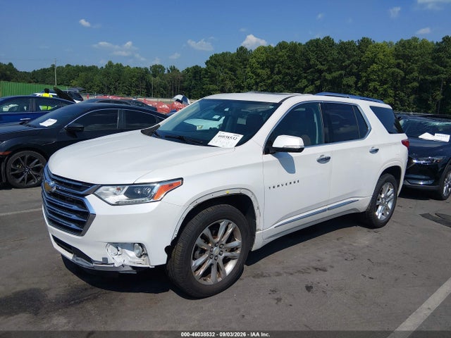 2018 Chevrolet Traverse High Country მანქანა იყიდება აუქციონზე, vin: 1GNEVKKW6JJ213462, აუქციონის ნომერი: 46038532