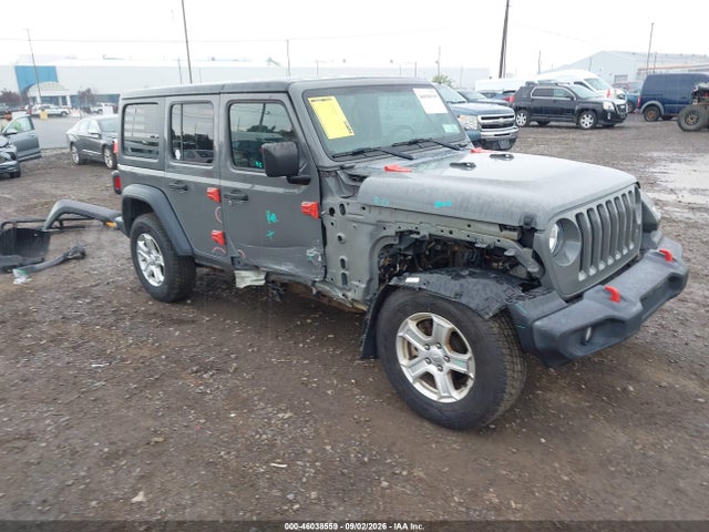 2019 Jeep Wrangler Unlimited Sport S 4x4 მანქანა იყიდება აუქციონზე, vin: 1C4HJXDN9KW683914, აუქციონის ნომერი: 46038559