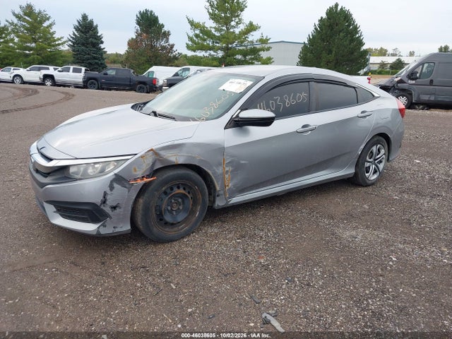 2018 Honda Civic Lx მანქანა იყიდება აუქციონზე, vin: 2HGFC2F57JH557552, აუქციონის ნომერი: 46038605