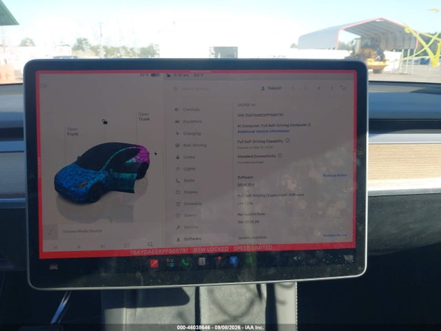 7SAYGAEEXPF666791 Tesla Model Y Awd/long Range Dual Motor All-wheel Drive