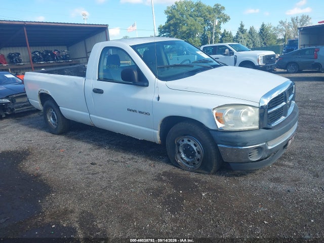 Продаж на аукціоні авто 2007 Dodge Ram 1500 St, vin: 1D7HA16K97J567557, номер лоту: 46038793