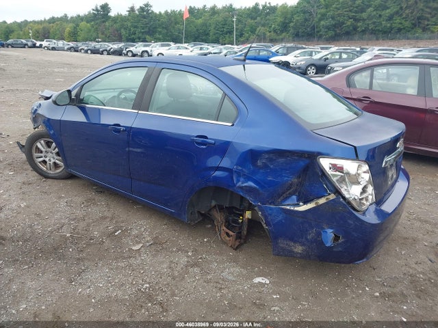 Aukcja sprzedaży 2013 Chevrolet Sonic Lt Auto, vin: 1G1JC5SG7D4255559, numer aukcji: 46038969